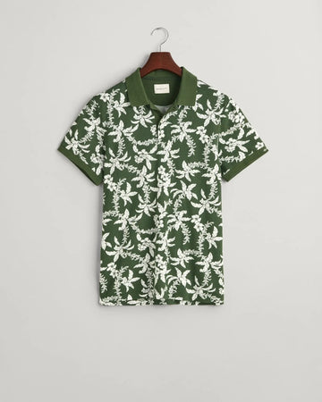 Μπλούζα Πόλο Πικέ Με Μοτίβο Palm Lei (Outlet) GANT